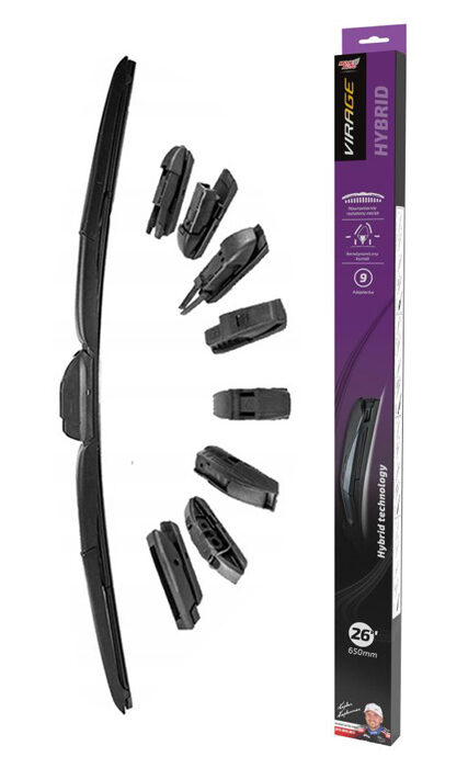 Hibrīda stikla tīrītāji logu slotiņas VIRAGE 28" 700mm