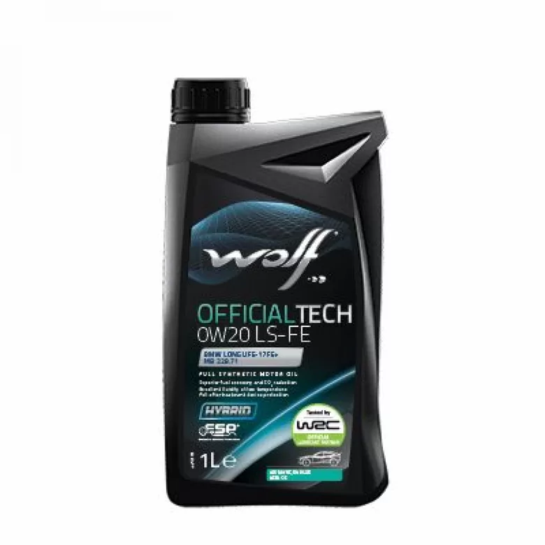 Motoreļļa WOLF 0W20 LS-FE 1L
