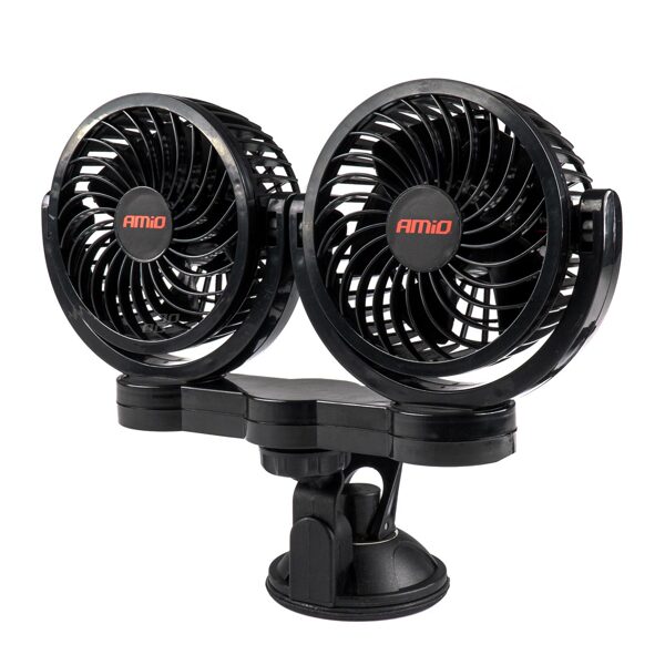 Auto ventilators AMIO03010 ar piesūcekni 12V