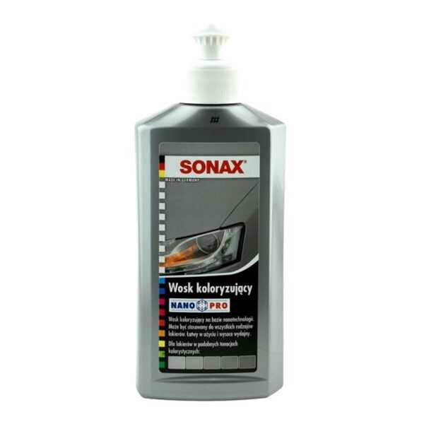 Lakas pulēšanas līdzeklis SONAX Polish + Wax Color Silver 250ml 02963410