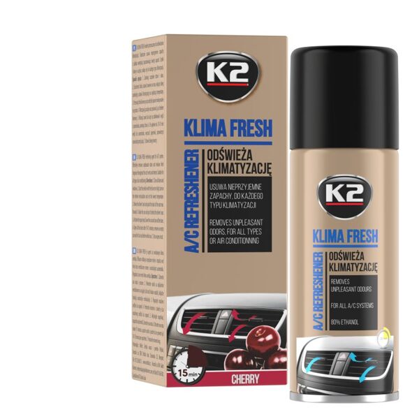 Gaisa kondicionēšanas tīrītājs klima fresh 150ml ķirsis K222CH