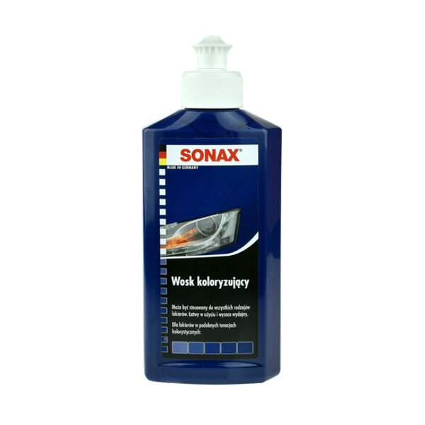 Lakas pulēšanas līdzeklis SONAX Polish + Wax Color Blue 250ml 02962410