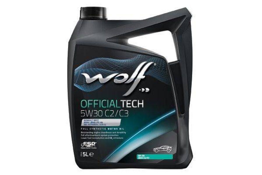 Motoreļļa WOLF 5W30 C2/C3 5L