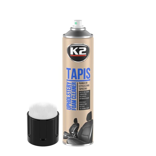 K2 TAPIS tīrīšanas putas 600 ML ar birsti K206B