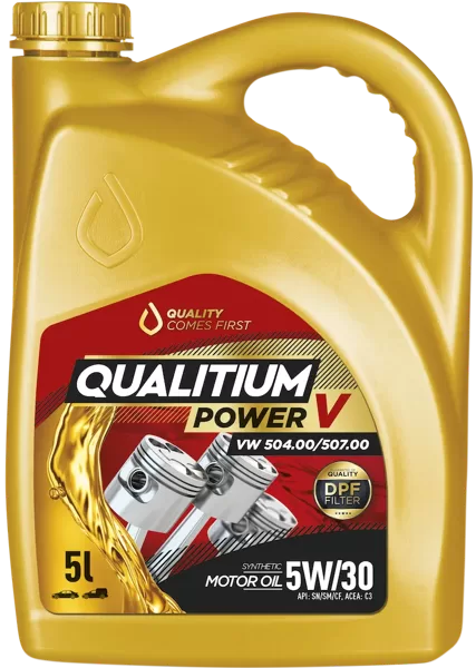 Motoreļļa QUALITIUM 5W30 V 4L     