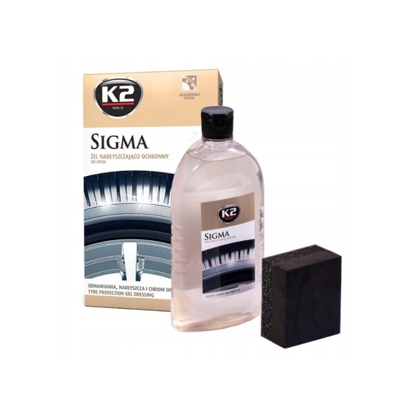 Gēls riepu pulēšanai un kopšanai K2 Gold Sigma 500 ml G1571