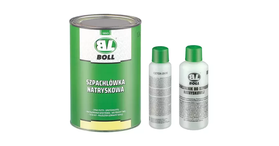 Izsmidzināmā tepe + cietinātājs + šķīdinātājs 1,2kg Boll  002022